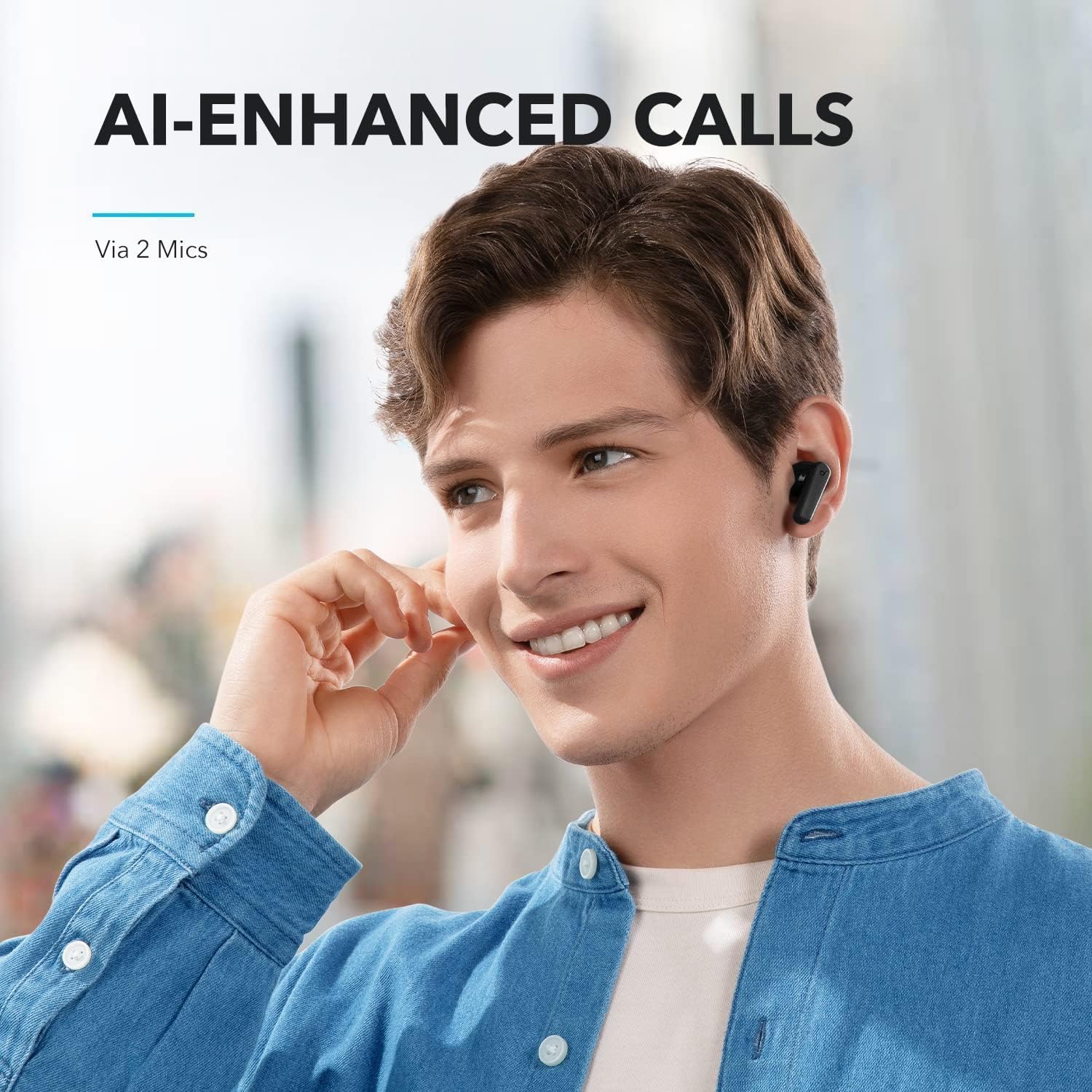 TOZO NC9 Hybrid Active Noise Cancelling Wireless Earbuds
